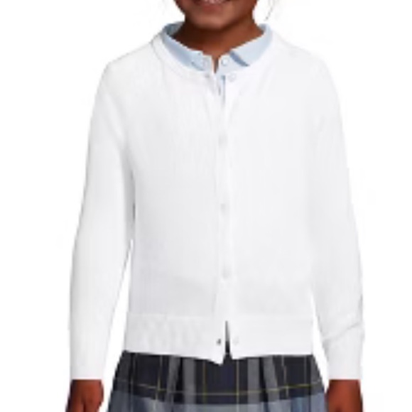 Lands' End Other - Lands end white cardigan sweater